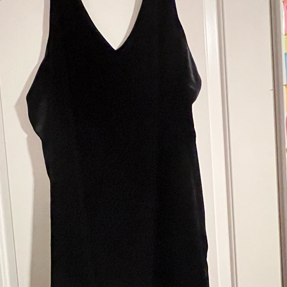 Velvet black tank